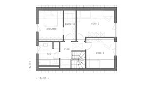 grundriss dachgeschoss haus augsburg zenz-massivhaus